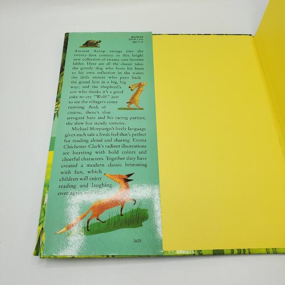 The McElderry Book Of Aesop's Fables Collection Hardback Dust Cover Storybook - Picture 4 of 7